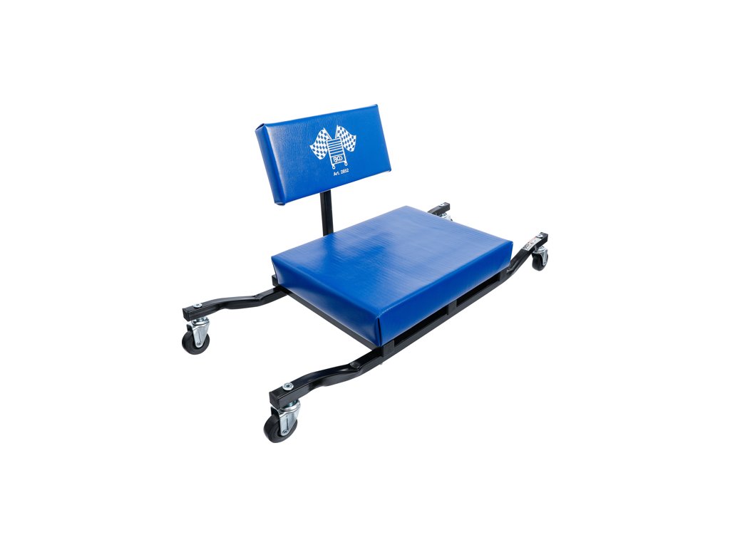Dílenské sedátko pojízdné, extra nízké, nosnost 150 kg - BGS 2852
