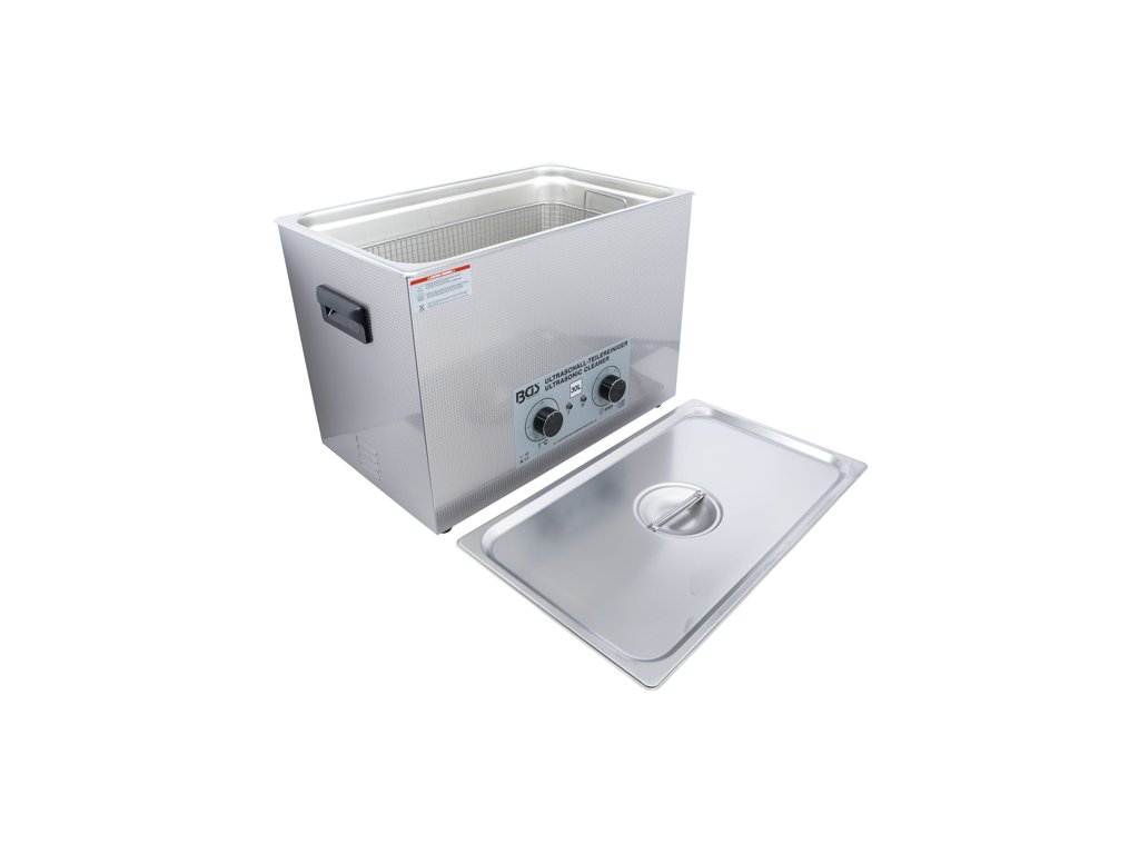 Ultrazvuková čistička 30 l, s košem - BGS 6882