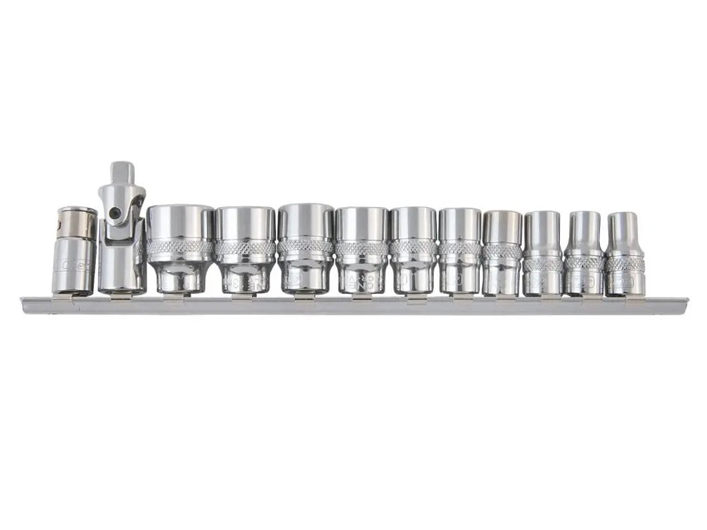 Sada 1/4" hlavíc na lište - 4CZ ONE 5,5-6-7-8-9-10-11-12-13-14mm + kardan a adaptér