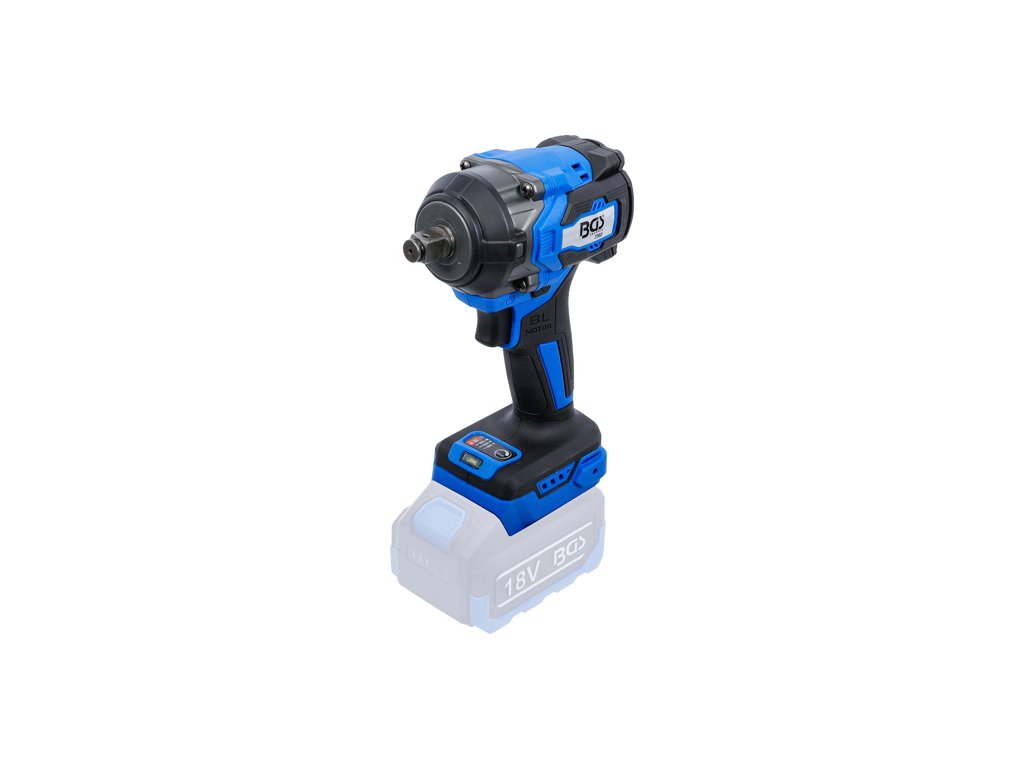 Aku rázový utahovák 1/2", bezkartáčový, 550 Nm (Bez aku) - BGS 7363