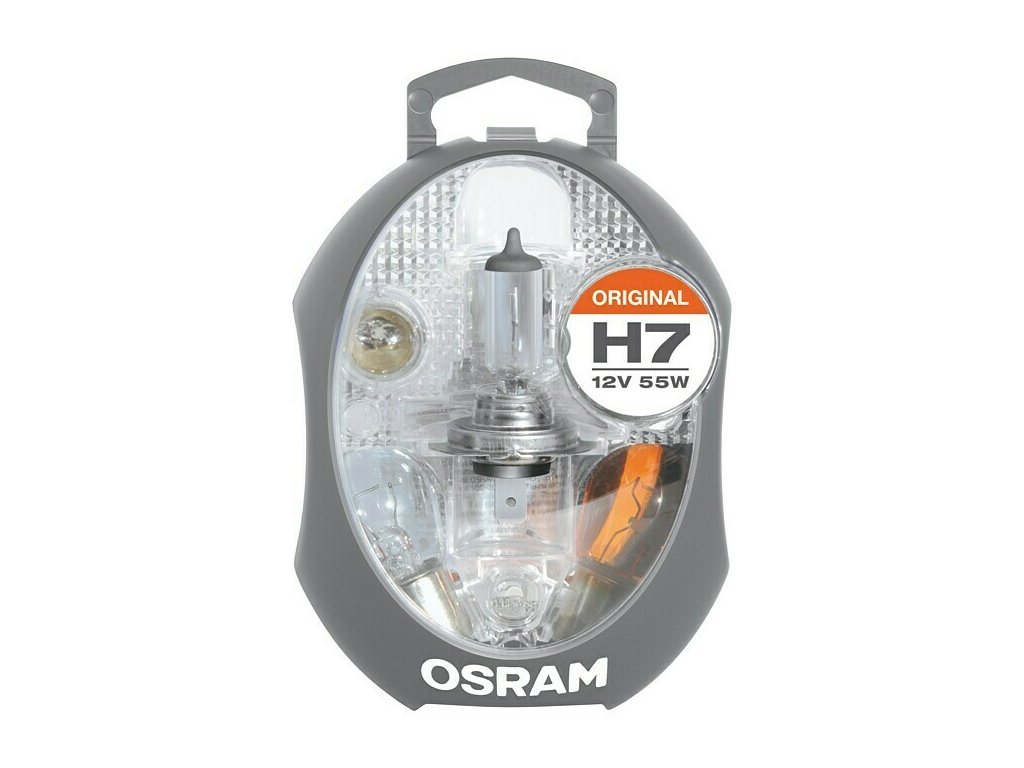 Sada žárovek do auta, H7 12V 55W, 9 dílů - Osram Eurobox