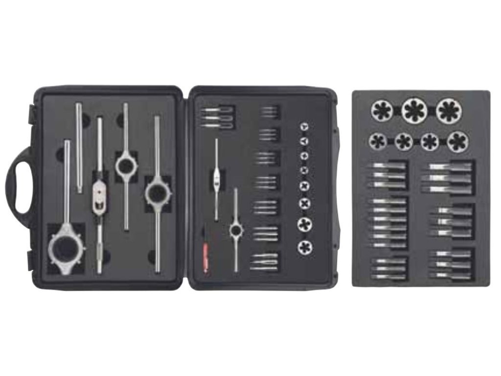 Závitníky a závitová očka M3 - M24, sada 67 ks - Bučovice Tools
