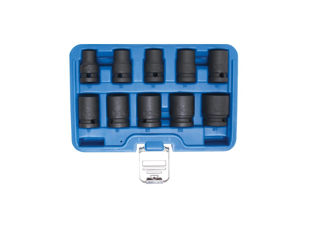 Hlavice 1/2" nástrčné tvrzené 10-24mm CrMo - BGS5205