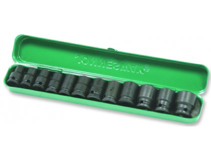 Sada úderových hlavic 3/8", 12 ks, 8-19 mm - JONNESWAY S03A3112S