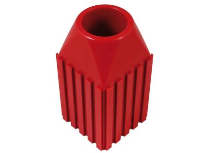 Plastové lůžko CNC nástroje Mk4, 52 x 52 x 102 mm, červené