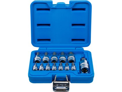 Zástrčné hlavice Imbus 1/4", 3/8" a 1/2", H2-H14, sada 13 ks - BGS 74257