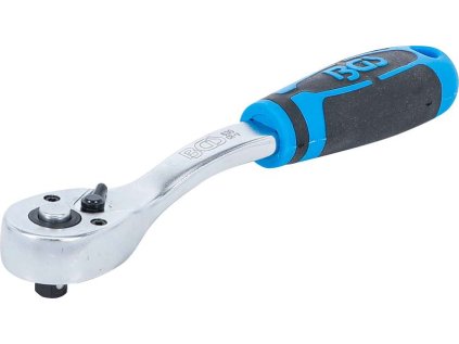 Ráčna vyhnutá 1/4" s přepínací páčkou, 90 zubů - BGS 630