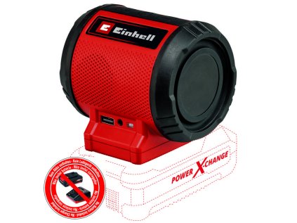 Akumulátorový reproduktor TC-SR 18 Li BT - Power X-Change - Einhell