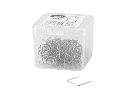 Sponka pro sváření plastů, tvar plochá vlna, 0,8 mm, 100 ks
