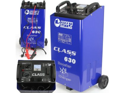 Nabíječka autobaterií - startovací zdroj, 12V/24V, 60-800 Ah, pojízdný - RIPPER Class 630