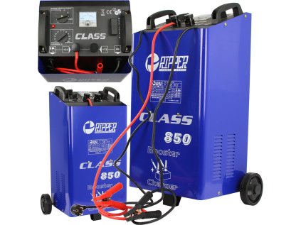 Nabíječka autobaterií - startovací zdroj, 12V/24V, 80-1000 Ah, pojízdný - RIPPER Class 850