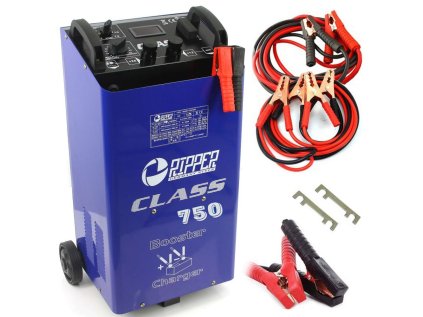 Nabíječka autobaterií - startovací zdroj, 12V/24V, 80-900 Ah, pojízdný - RIPPER Class 750