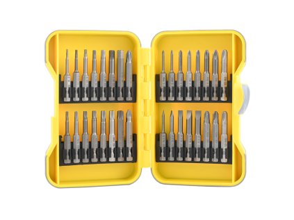 Bity ploché, křížové, IMBUS, TORX, sada 32 bitů - KIKAITO