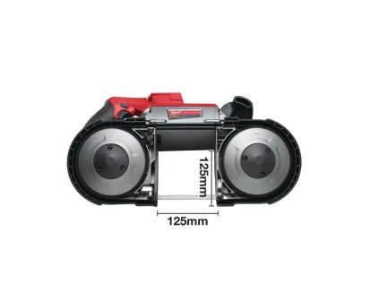 Aku pásová pila 18 V, bezuhlíková - Milwaukee M18 CBS125-0