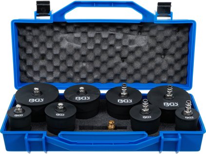 Tester těsnosti turba a přeplňování, sada 8 dílů - BGS 8563