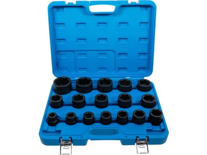 Nástrčné hlavice 3/4", 19-55 mm, sada 17 kusov - BGS 5242