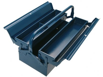 Skladací montážny box - box na náradie, 430x200x150 mm, 3 priehradky - BGS 3301