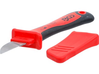 Elektrikářský odizolovací nůž VDE na kabely, rukojeť ABS - BGS 7965