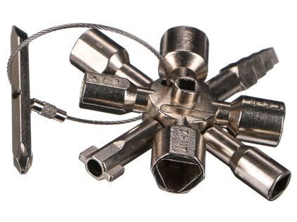 Univerzální klíč na servisní skříně a rozvaděče, 13 funkcí - SIXTOL