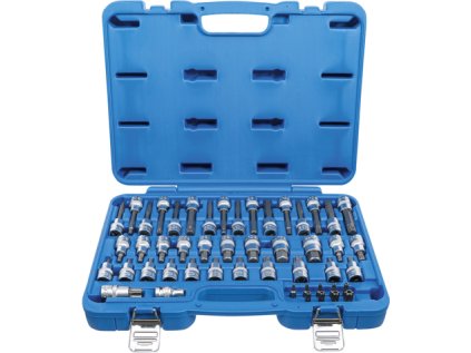 Zástrčná hlavice Imbus, TORX a XZN, 4hran 1-2, sada 49 dílů - BGS 5188