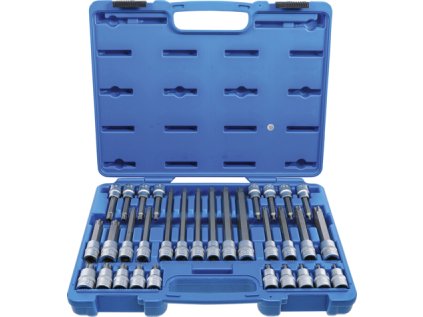 Nástrčné hlavice TORX Plus s otvorem 1-2, TPS20-TPS70, sada 32 dílů - BGS 5191