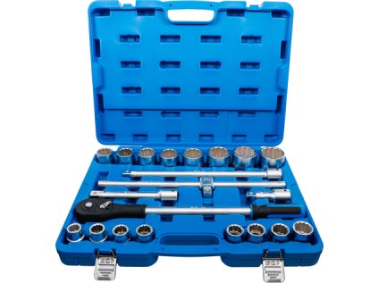 Gola sada 3-4, 12hranné hlavice 19-50 mm, 21 dílů - BGS 1223