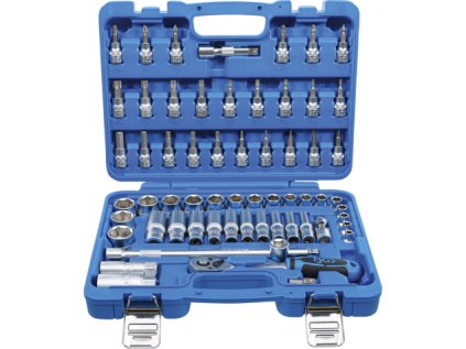 Gola sada 3/8", 6hranné hlavice 6-24 mm, 61 dílů - BGS 2218