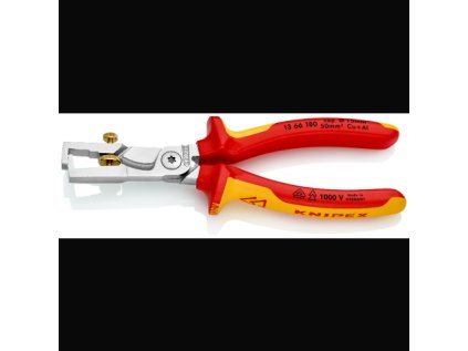 Odizolovací kleště s kabelovými nůžkami, odizolovací průměr max. 5 mm - KNIPEX 13 66 180