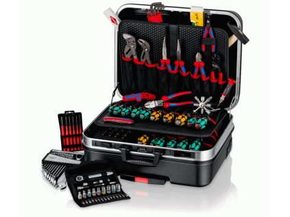 Kufr s nářadím BIG Basic Move pro mechaniky, sada 90 dílů - KNIPEX 00 21 06 M