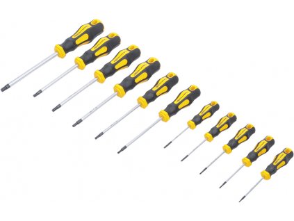 Skrutkovače TORX T6-T40, sada 11 dielov