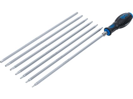 Šroubováky TORX Plus TS10-TS40, výměnné dříky, sada 8 dílů - BGS 2325
