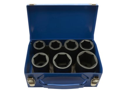 Zásuvky, dierovacie - priemyselné 1", 24 - 46 mm, 7 ks - ADLER AD-7D