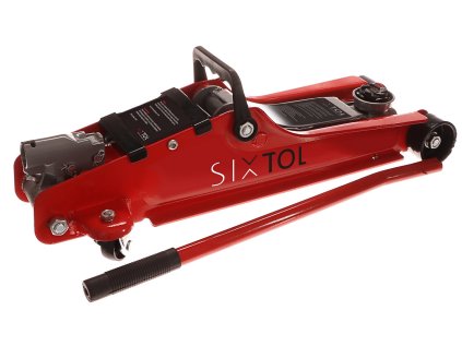 Pojízdný hydraulický zvedák 2,5 t, nízkoprofilový, 85 - 385 mm - SIXTOL 2