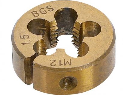 BGS Technic BGS 71039-2 Závitníkový kruh M12 x 1,5 mm TiN