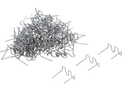 BGS Technic BGS 73352 Svorky pro opravu 0,6 mm BGS1073352, tvar vlny (Sada 100 dílů)