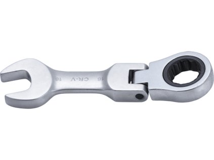 BGS Technic BGS 6916 Krátky kľúč 16 mm s račňou, kĺbový