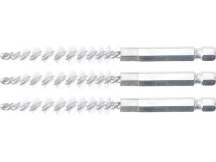 BGS Technic BGS 3078-8-N Nylonové kefy, priemer 8 mm, upínanie 1/4", 3 ks (sada BGS 3078)
