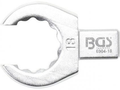 BGS Technic BGS 6904-18 Kľúč s otvoreným okom 17 mm, nástrčný s 9 x 12 mm skľučovadlom