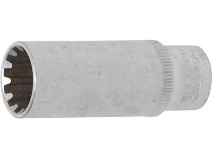 BGS Technic BGS 10163 Nástrčný kľúč 1/4" 13 mm, predĺžený - Zámok ozubeného kolesa