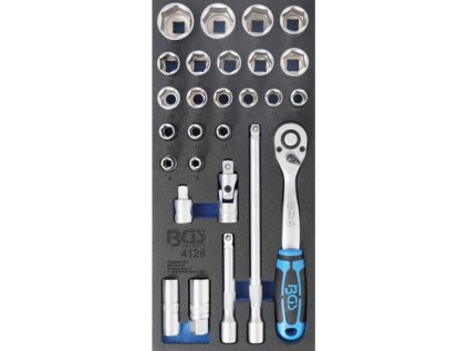 BGS Technic BGS 4126 Gola sada 27K. Ráčna 1/2", 27 dílů 8 ÷ 32 mm Pro-Torque