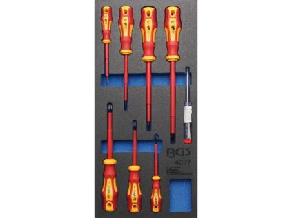 BGS Technic BGS 4037 Šroubováky VDE + zkoušečka. Sada 8 dílů