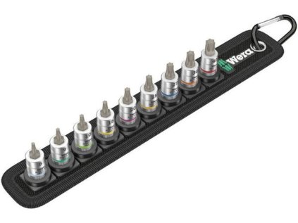 Wera 003882 Sada remeňov A 3 TORX HF. 1/4" nástrčné hlavice Zyklop (9 ks)