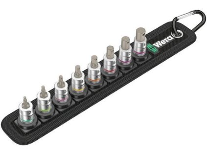 Wera 003881 Sada remeňov A 2. Adaptéry na zástrčku pre Zyklop 1/4" (8 ks)