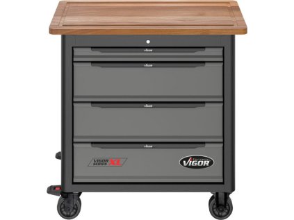 Dílenský vozík nevybavený, 4 zásuvky - VIGOR_7