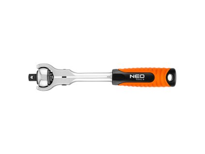 Ráčna 1/2", otočná, s přepínací páčkou, 250 mm, 72 zubů - NEO tools