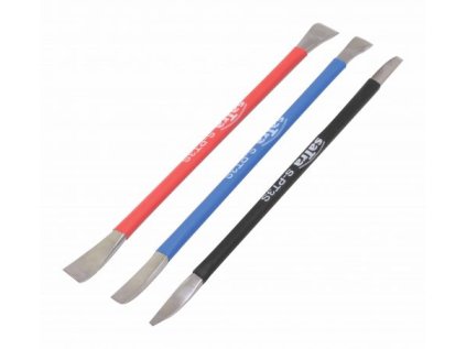 Montážní páky, oboustranné, délka 185 mm, sada 3 ks - SATRA