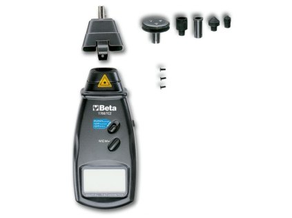 Kombinovaný kontaktný/bezkontaktný digitálny tachometer/akcelerometer 1760/TC2 - Beta Tools