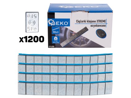 Samolepiace závažia 5 g, 100 x 12 ks, pozinkované