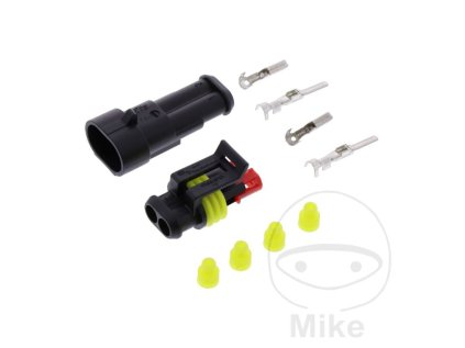 Elektrický konektor vodotěsný, tzv. štekr, dvoukontaktový - JMP 158.06.93