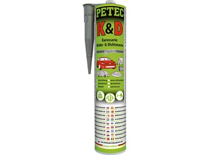 Karosářské těsnění/lepidlo šedé, 310 ml - Petec